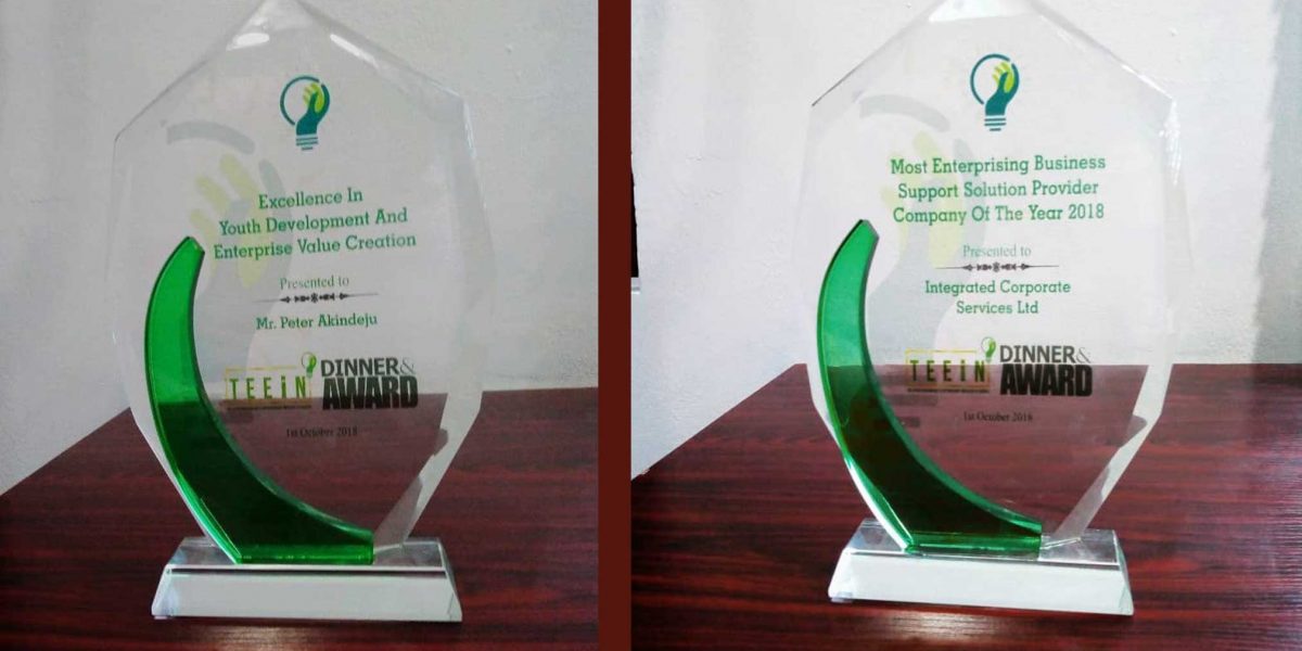 Dr. Peter Akindeju & ICS Outsourcing Ltd Bags prestigious Award